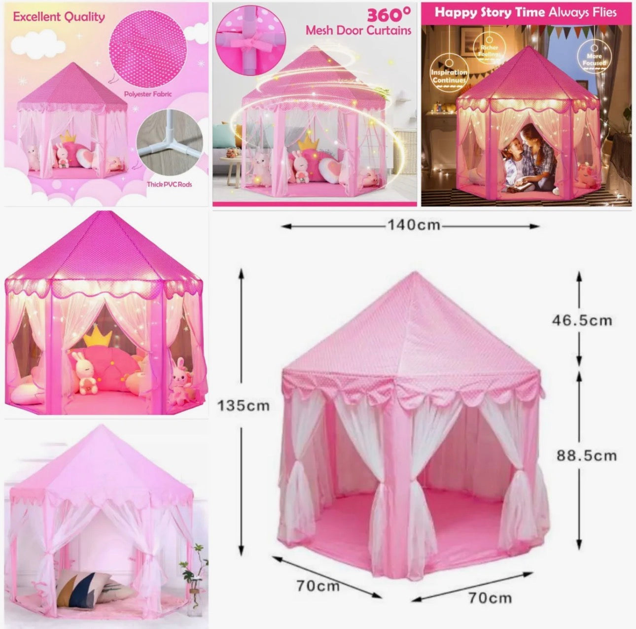 Girl Playhouse Tent